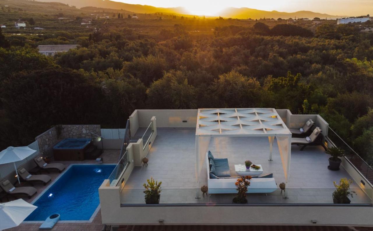 Fiorentinos Villa Tragaki Bagian luar foto